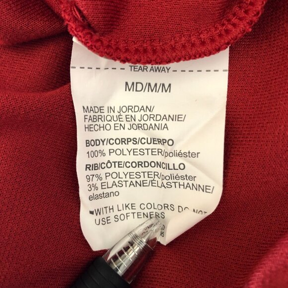 Under Armour Men's Cold Gear Quarter Zip Pullover Medium Sweater Red Long Sleeve - Picture 15 of 16